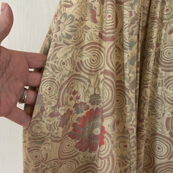 ULLA JOHNSON Nanette Dress in Haze Midi Dress Floral Print Size 6 Cotton Poplin - Picture 9 of 16